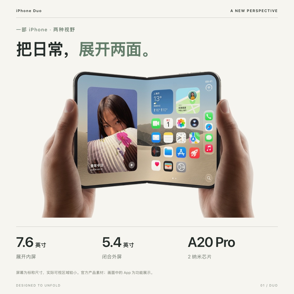 机型总览：把日常，展开两面。