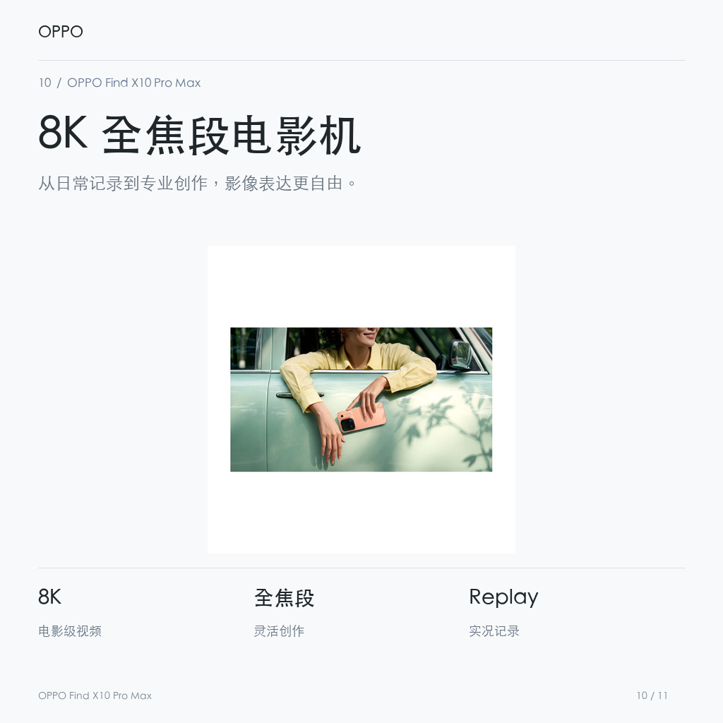 OPPO Find X10 Pro Max 8K 全焦段电影机