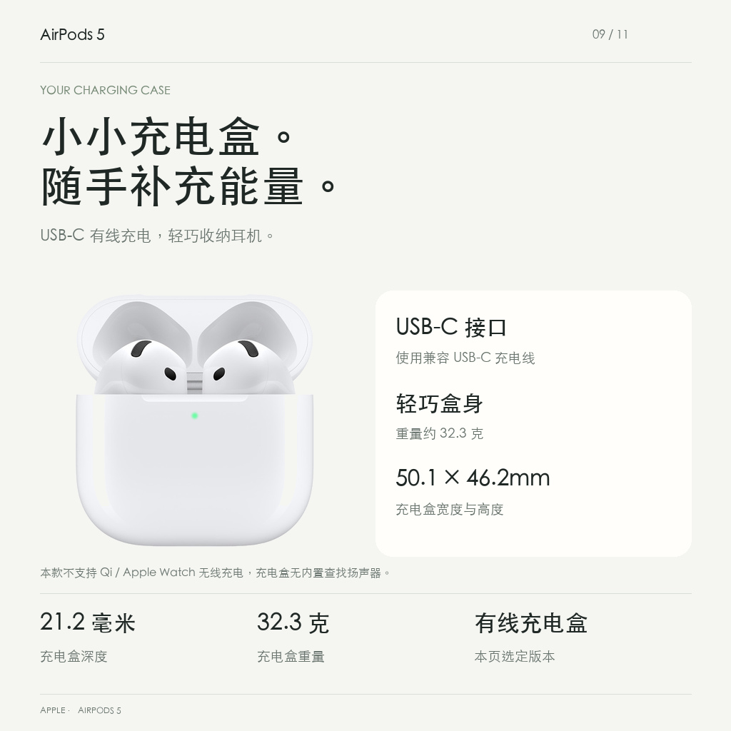 USB-C 充电盒充电方式尺寸与扬声器区别