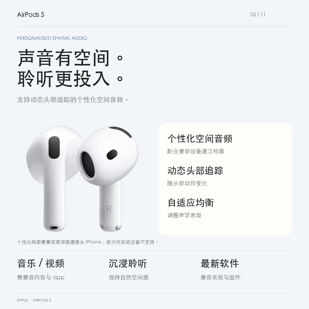 个性化空间音频与头部追踪